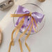 Bulk Jewelry Wholesale Hair Clips large bow tassel ribbon JDC-HC-bd059 Wholesale factory from China YIWU China