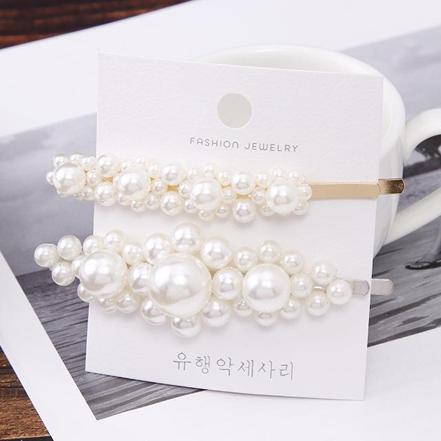 Bulk Jewelry Wholesale Hair Clips pearl alloy clip JDC-HC-i042 Wholesale factory from China YIWU China