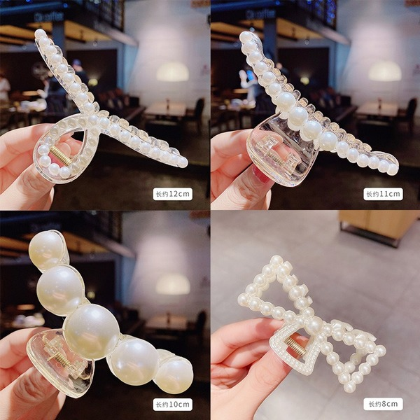 Bulk Jewelry Wholesale Hair Clips pearl grab clip set of 4 geometry JDC-HS-i174 Wholesale factory from China YIWU China