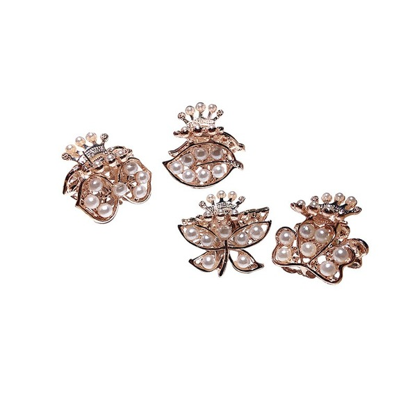 Bulk Jewelry Wholesale Hair Clips pearl metal geometric hair clip JDC-HS-i125 Wholesale factory from China YIWU China