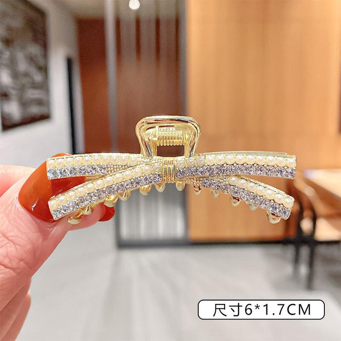 Bulk Jewelry Wholesale Hair Clips pearl water drill grip JDC-HS-i178 Wholesale factory from China YIWU China