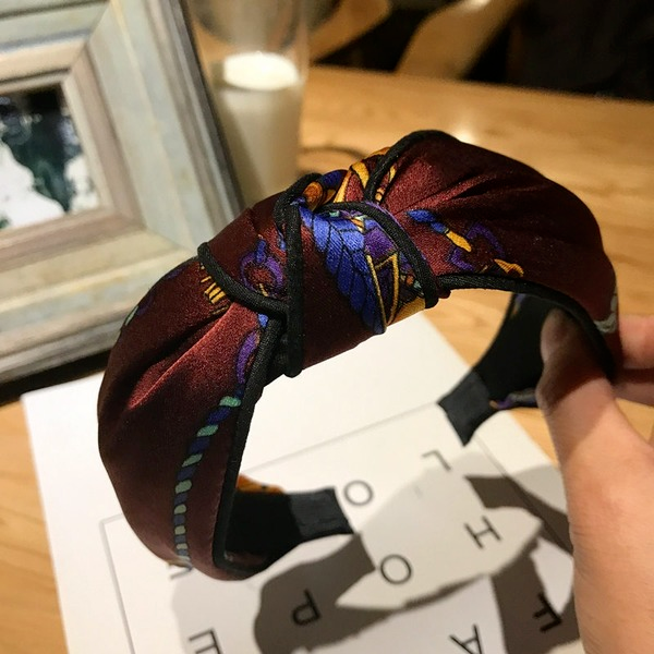 Bulk Jewelry Wholesale hair hoop knot color matching printing fabric JDC-HD-sj025 Wholesale factory from China YIWU China