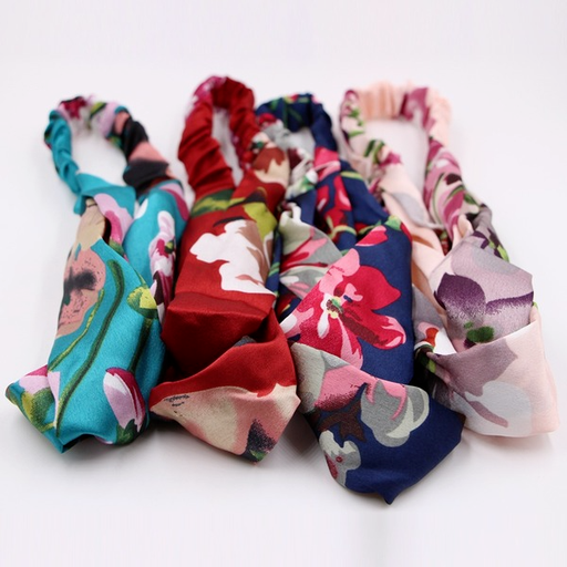 Bulk Jewelry Wholesale Hair Scrunchies color Cloth small flowers JDC-HS-n139 Wholesale factory from China YIWU China