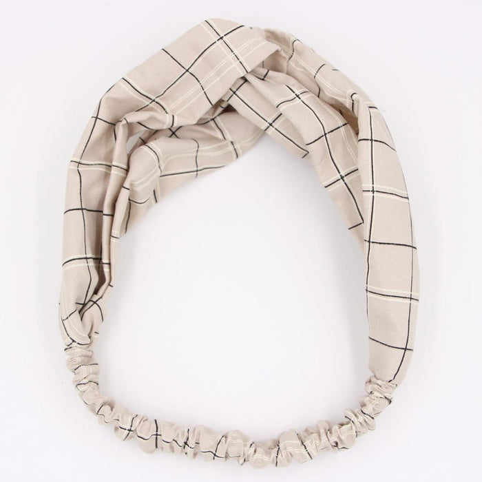 Bulk Jewelry Wholesale Hair Scrunchies  color Cloth Square stripes JDC-HS-n157 Wholesale factory from China YIWU China