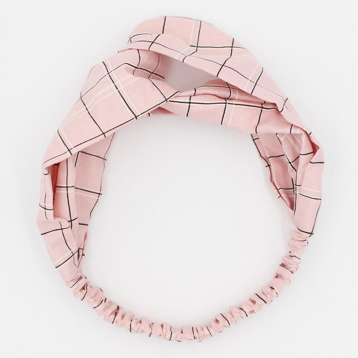 Bulk Jewelry Wholesale Hair Scrunchies  color Cloth Square stripes JDC-HS-n157 Wholesale factory from China YIWU China