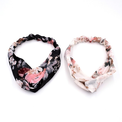Bulk Jewelry Wholesale Hair Scrunchies color fabrics Breathable flower JDC-HS-n119 Wholesale factory from China YIWU China