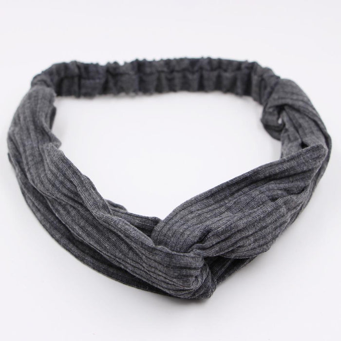 Bulk Jewelry Wholesale Hair Scrunchies color fabrics Cross stripes JDC-HS-n044 Wholesale factory from China YIWU China