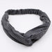 Bulk Jewelry Wholesale Hair Scrunchies color fabrics Cross stripes JDC-HS-n044 Wholesale factory from China YIWU China