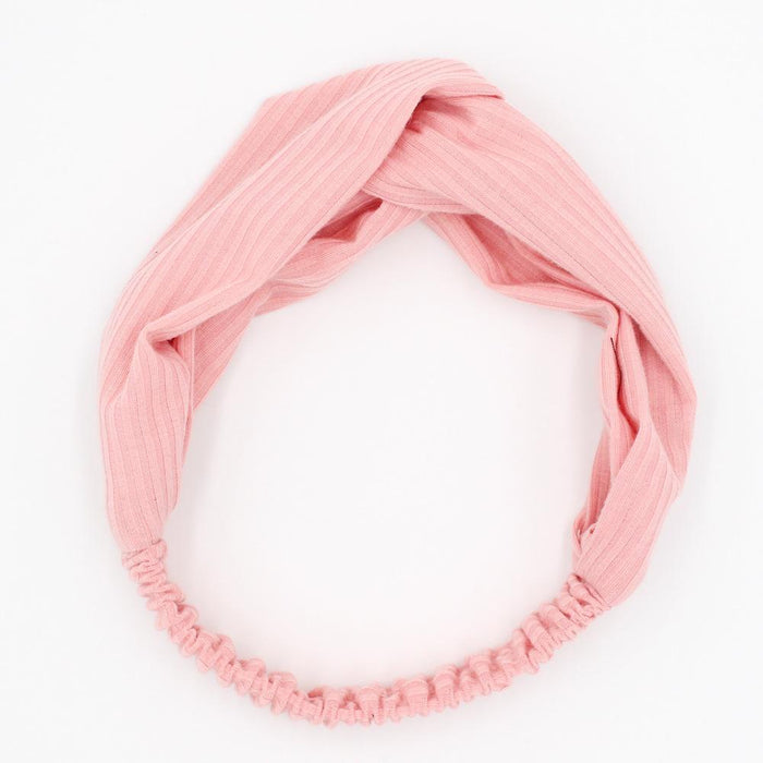 Bulk Jewelry Wholesale Hair Scrunchies color fabrics Cross stripes JDC-HS-n044 Wholesale factory from China YIWU China