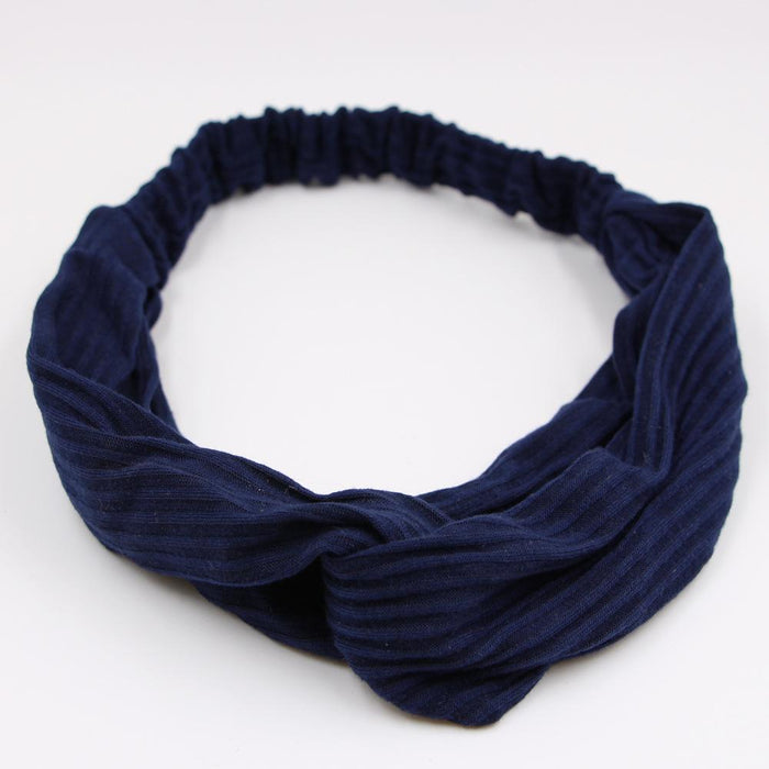 Bulk Jewelry Wholesale Hair Scrunchies color fabrics Cross stripes JDC-HS-n044 Wholesale factory from China YIWU China
