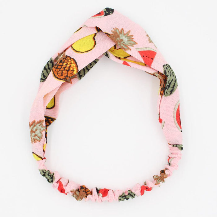 Bulk Jewelry Wholesale Hair Scrunchies color fabrics Cute fruit cross JDC-HS-n120 Wholesale factory from China YIWU China