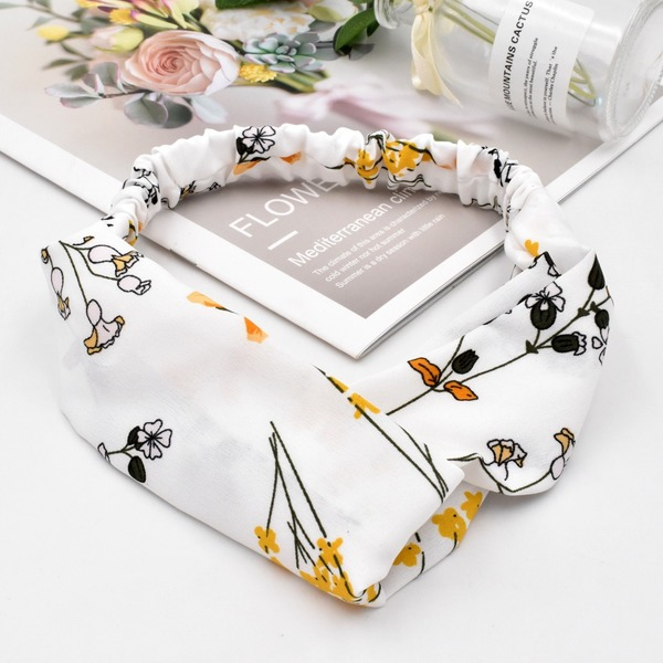 Bulk Jewelry Wholesale Hair Scrunchies color fabrics Simple lilac flowers JDC-HS-n122 Wholesale factory from China YIWU China
