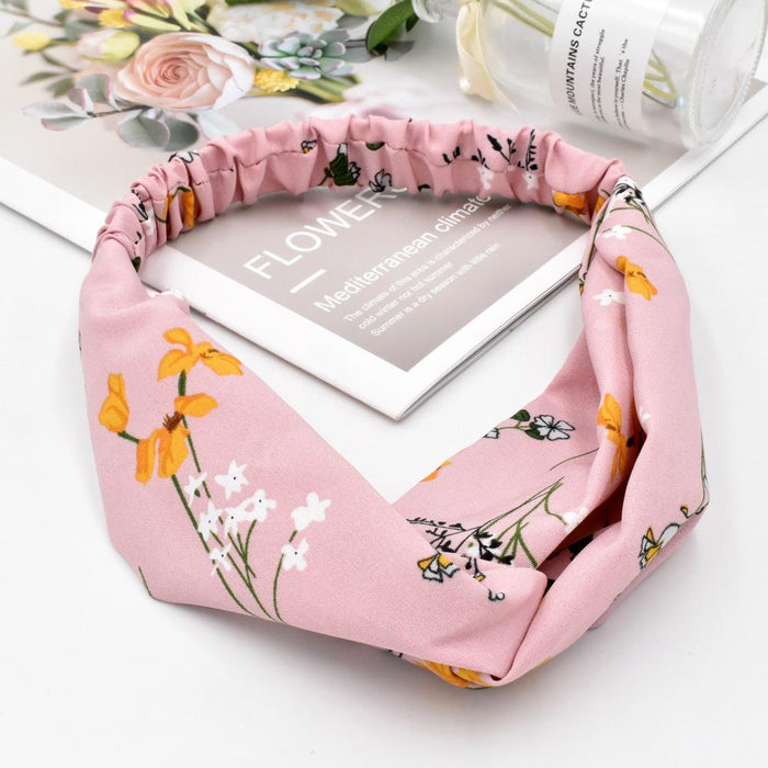 Bulk Jewelry Wholesale Hair Scrunchies color fabrics Simple lilac flowers JDC-HS-n122 Wholesale factory from China YIWU China