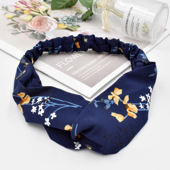 Bulk Jewelry Wholesale Hair Scrunchies color fabrics Simple lilac flowers JDC-HS-n122 Wholesale factory from China YIWU China