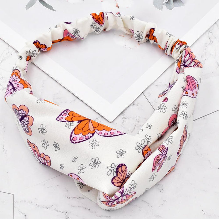 Bulk Jewelry Wholesale Hair Scrunchies color fabrics Sweet little butterfly JDC-HS-n110 Wholesale factory from China YIWU China