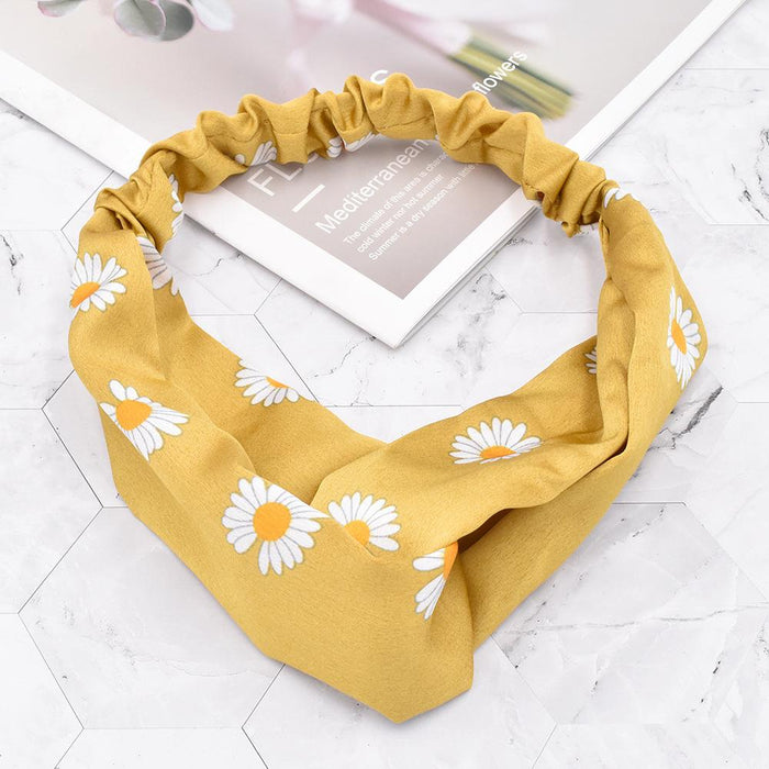 Bulk Jewelry Wholesale Hair Scrunchies color Imitation silk flowers JDC-HS-n061 Wholesale factory from China YIWU China