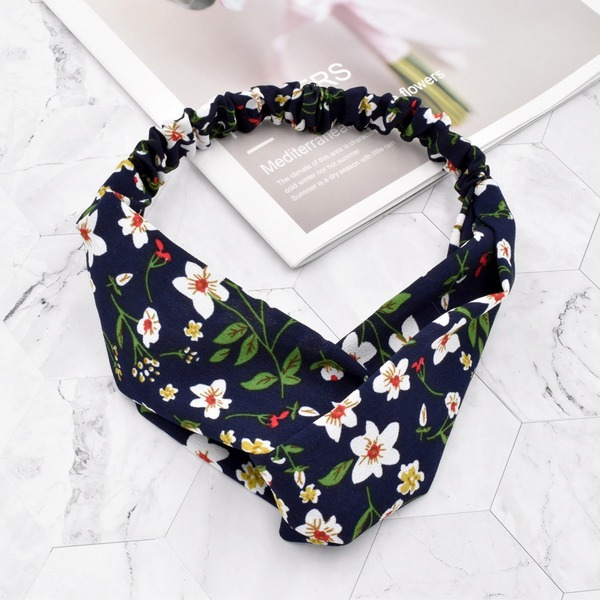 Bulk Jewelry Wholesale Hair Scrunchies color Small broken flowers of forest JDC-HS-n073 Wholesale factory from China YIWU China