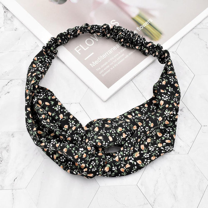 Bulk Jewelry Wholesale Hair Scrunchies color small flowers JDC-HS-n081 Wholesale factory from China YIWU China