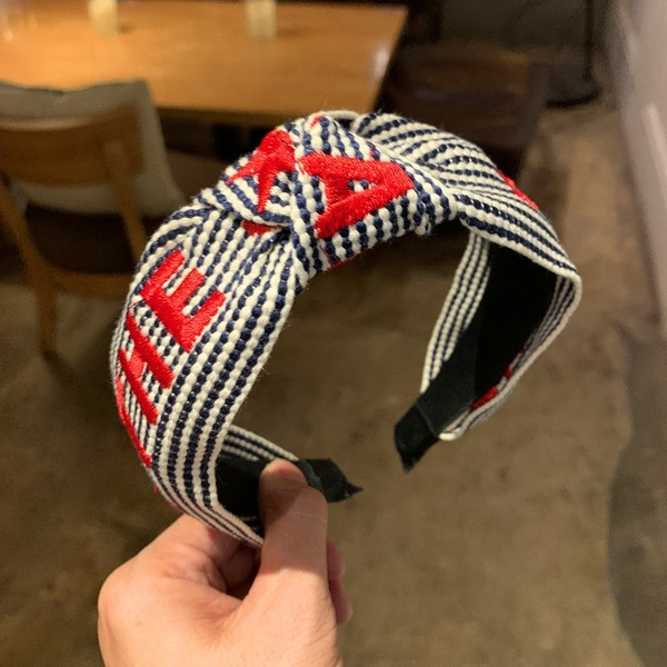 Bulk Jewelry Wholesale hairband five-pointed star striped ribbon knot JDC-HD-sj032 Wholesale factory from China YIWU China