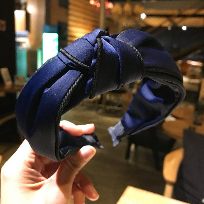 Bulk Jewelry Wholesale hairband wide-brimmed knot simple fabrics JDC-HD-sj024 Wholesale factory from China YIWU China