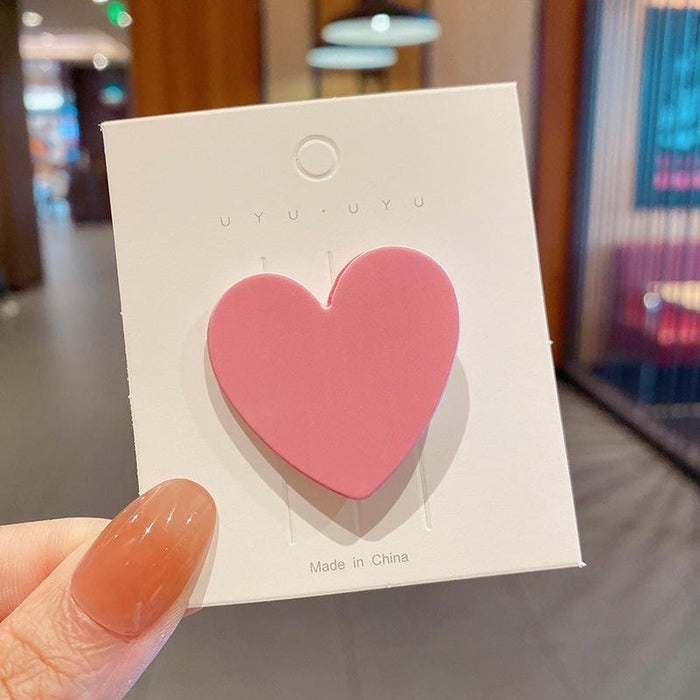 Bulk Jewelry Wholesale hairpin solid color love hairpin JDC-HS-i147 Wholesale factory from China YIWU China