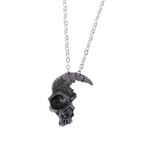 Wholesale Half Face Gothic Skull Alloy Necklace JDC-NE-Saip007 Necklaces 赛蒲 Wholesale Jewelry JoyasDeChina Joyas De China