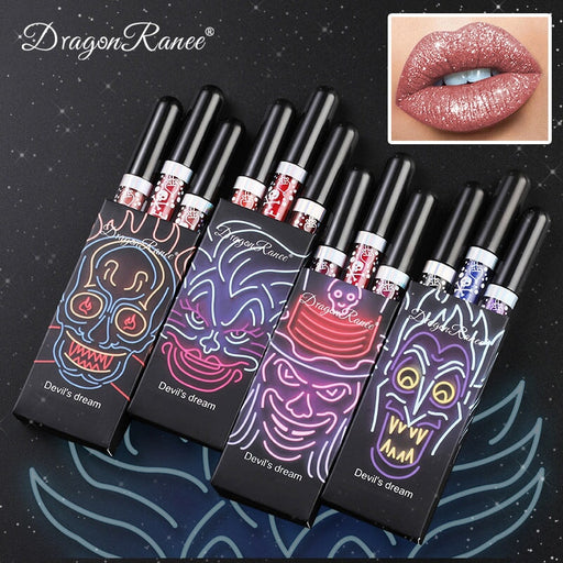 Wholesale Halloween Diamond Three Set Box Lip Gloss JDC-MK-XuQ003 lipstick 徐芹 Wholesale Jewelry JoyasDeChina Joyas De China