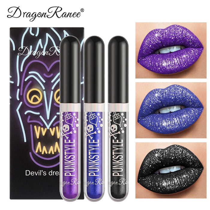 Wholesale Halloween Diamond Three Set Box Lip Gloss JDC-MK-XuQ003 lipstick 徐芹 D Wholesale Jewelry JoyasDeChina Joyas De China