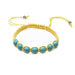 Wholesale Hand Braided Turquoise 8mm Beaded Bracelet JDC-BT-JiuJ015 Bracelet 九江 Wholesale Jewelry JoyasDeChina Joyas De China