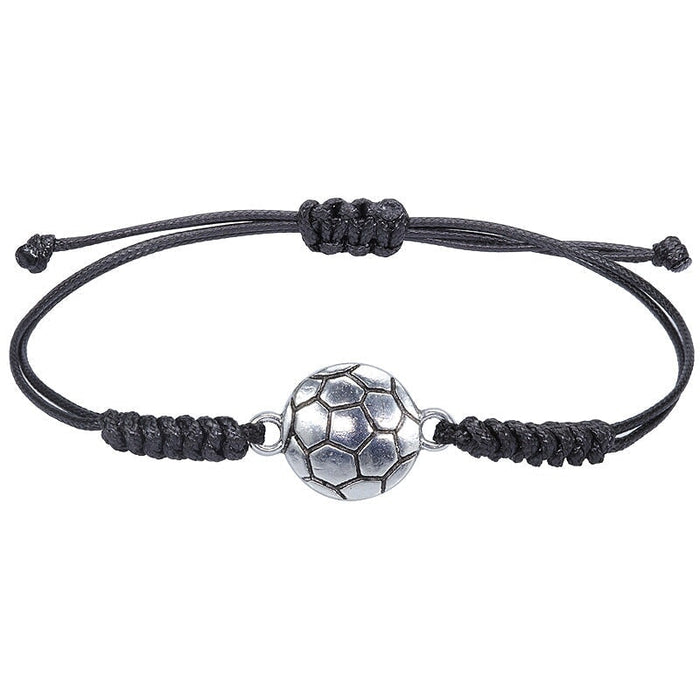 Wholesale Hand Woven Baseball Soccer Basketball Volleyball Alloy Bracelet JDC-BT-Yiye014 Bracelet 益烨 1 football Wholesale Jewelry JoyasDeChina Joyas De China