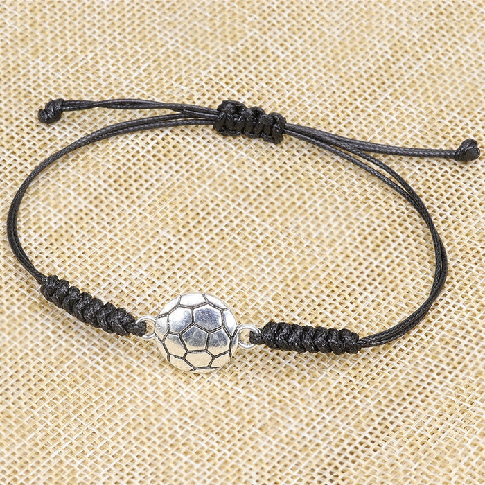Wholesale Hand Woven Baseball Soccer Basketball Volleyball Alloy Bracelet JDC-BT-Yiye014 Bracelet 益烨 Wholesale Jewelry JoyasDeChina Joyas De China