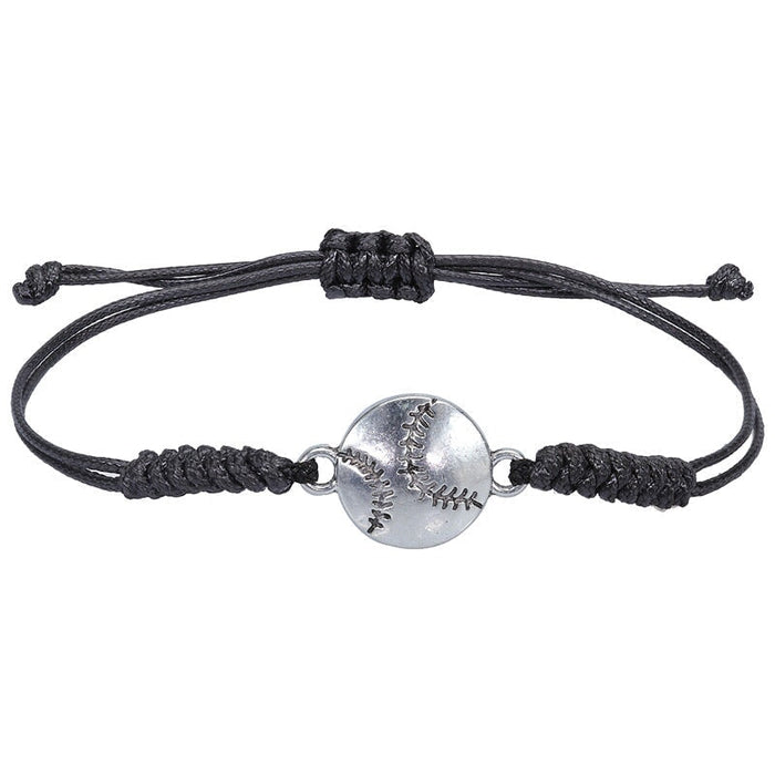 Wholesale Hand Woven Baseball Soccer Basketball Volleyball Alloy Bracelet JDC-BT-Yiye014 Bracelet 益烨 Wholesale Jewelry JoyasDeChina Joyas De China