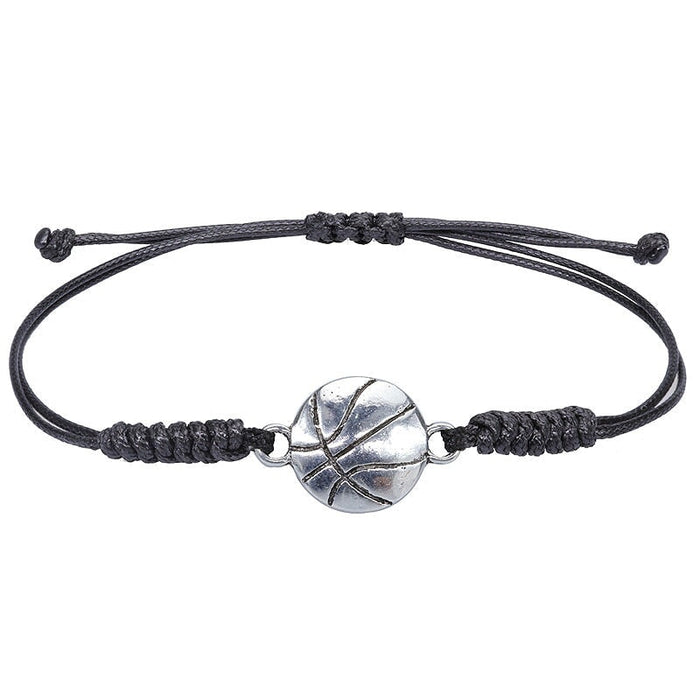 Wholesale Hand Woven Baseball Soccer Basketball Volleyball Alloy Bracelet JDC-BT-Yiye014 Bracelet 益烨 Wholesale Jewelry JoyasDeChina Joyas De China