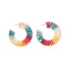 Wholesale hand-woven geometric oval raffle earrings JDC-ES-ManY018 Earrings 满溢 Wholesale Jewelry JoyasDeChina Joyas De China