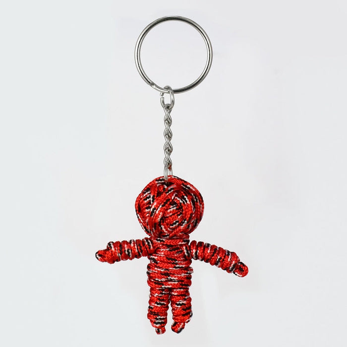 Wholesale hand woven rope small mummy keychain MOQ≥10 JDC-KC-yongz003 Keychains 永泽 Wholesale Jewelry JoyasDeChina Joyas De China