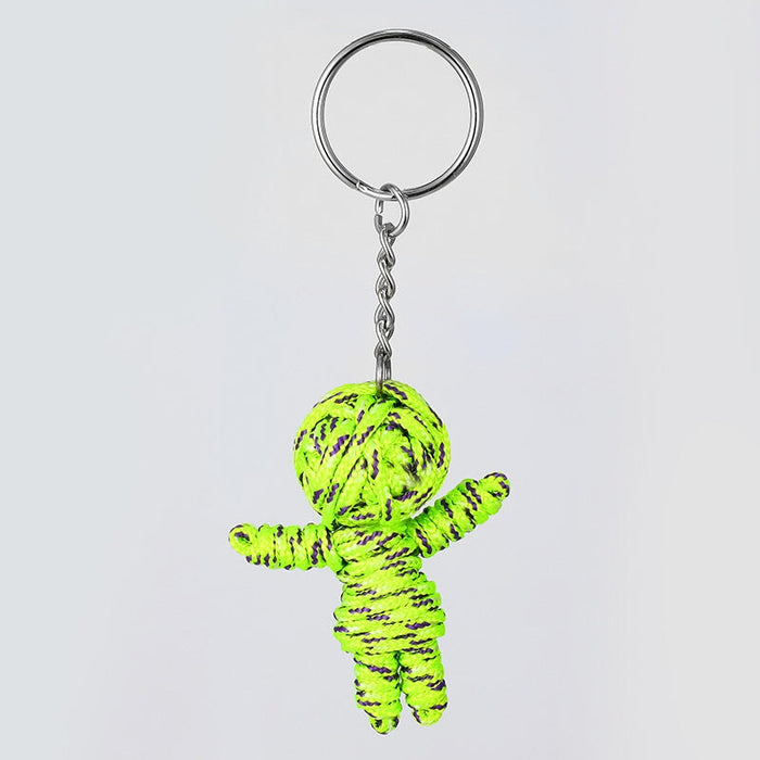 Wholesale hand woven rope small mummy keychain MOQ≥10 JDC-KC-yongz003 Keychains 永泽 4 Wholesale Jewelry JoyasDeChina Joyas De China