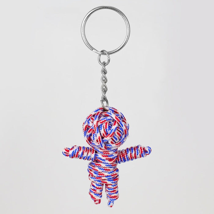 Wholesale hand woven rope small mummy keychain MOQ≥10 JDC-KC-yongz003 Keychains 永泽 6 Wholesale Jewelry JoyasDeChina Joyas De China