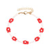 Wholesale Hand Woven Seed Beads Colorful Flower Bracelet JDC-BT-A025 Bracelet 妙雅 01 red 11516 Wholesale Jewelry JoyasDeChina Joyas De China