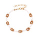Wholesale Hand Woven Seed Beads Colorful Flower Bracelet JDC-BT-A025 Bracelet 妙雅 03 brown 11518 Wholesale Jewelry JoyasDeChina Joyas De China