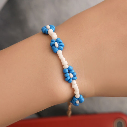 Wholesale Hand Woven Seed Beads Colorful Flower Bracelet JDC-BT-A025 Bracelet 妙雅 Wholesale Jewelry JoyasDeChina Joyas De China