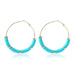 Wholesale handmade accessories soft ceramic material large circle alloy earrings JDC-ES-ManY016 Earrings 满溢 E2008-5 Wholesale Jewelry JoyasDeChina Joyas De China