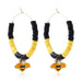 Wholesale handmade accessories soft ceramic material large circle alloy earrings JDC-ES-ManY016 Earrings 满溢 E2008-8 Wholesale Jewelry JoyasDeChina Joyas De China