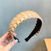 Bulk Jewelry Wholesale Handmade leather braided headband JDC-HD-h006 Wholesale factory from China YIWU China