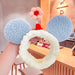 Bulk Jewelry Wholesale  Headband big ears small flower plush JDC-HD-i036 Wholesale factory from China YIWU China