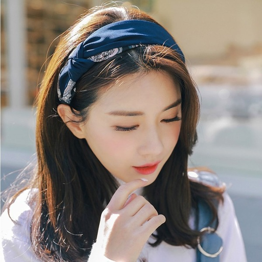 Bulk Jewelry Wholesale Headband BLUE Cloth JDC-HD-O094 Wholesale factory from China YIWU China