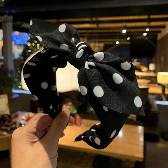 Bulk Jewelry Wholesale Headband bow simple wave point JDC-HD-sj071 Wholesale factory from China YIWU China