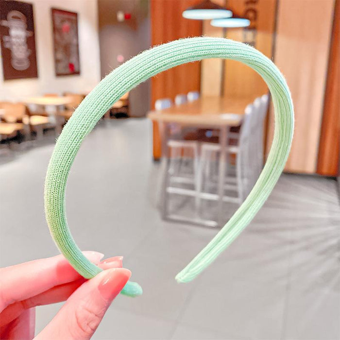 Bulk Jewelry Wholesale  Headband candy color small fresh woven hair card decoration JDC-HD-i088 Wholesale factory from China YIWU China