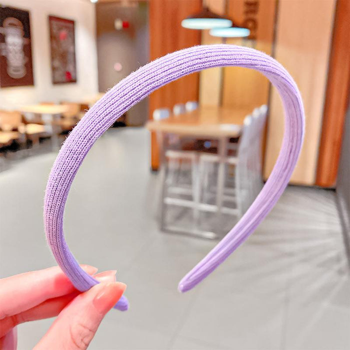 Bulk Jewelry Wholesale  Headband candy color small fresh woven hair card decoration JDC-HD-i088 Wholesale factory from China YIWU China