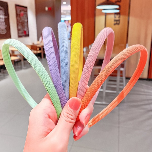 Bulk Jewelry Wholesale  Headband candy color small fresh woven hair card decoration JDC-HD-i088 Wholesale factory from China YIWU China