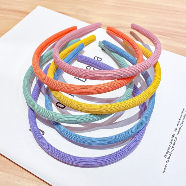 Bulk Jewelry Wholesale  Headband candy color small fresh woven hair card decoration JDC-HD-i088 Wholesale factory from China YIWU China